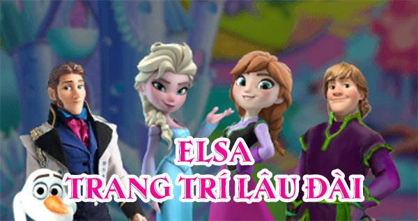 Elsa: Trang trí lâu đài