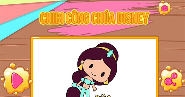 Chibi công chúa Disney