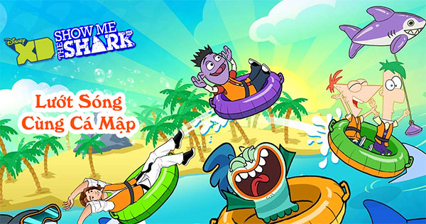 Lướt sóng cùng cá mập