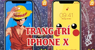 Trang trí iPhone X