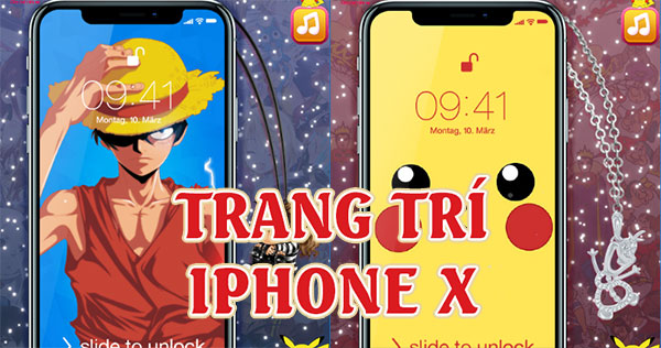 Trang trí iPhone X