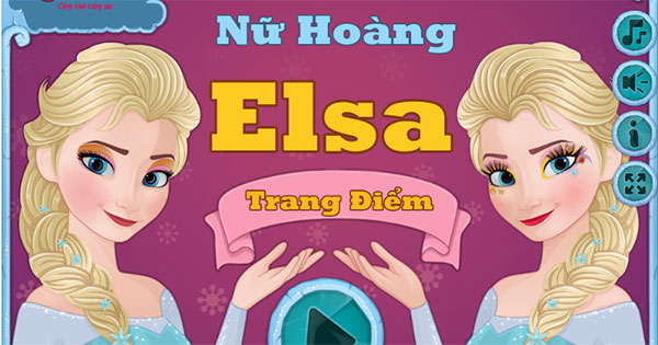 Nữ hoàng Elsa trang điểm