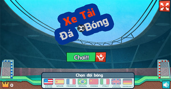 Xe tải đá bóng