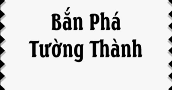 Bắn phá tường thành