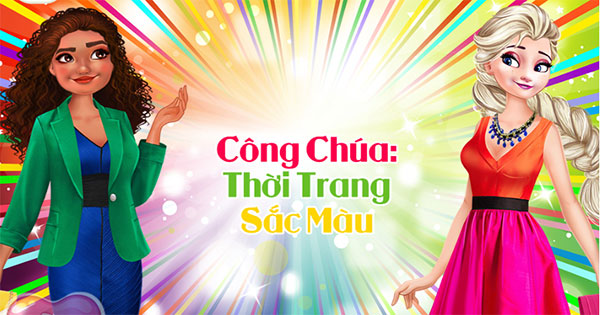Công chúa: Thời trang sắc màu