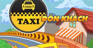 Taxi đón khách