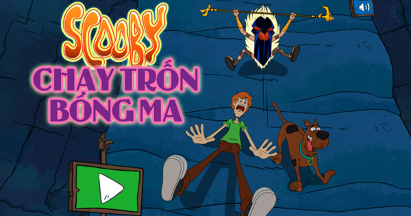 ScoobyDoo chạy trốn bóng ma