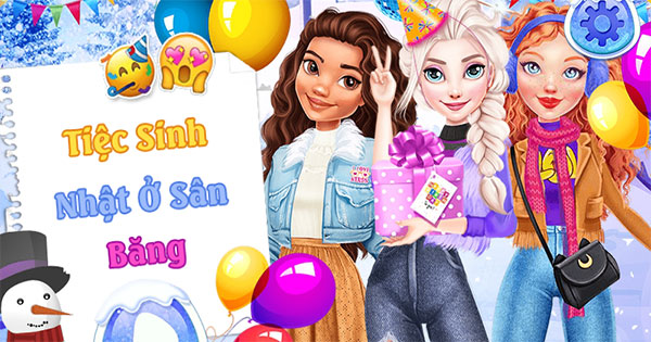 Tiệc sinh nhật ở sân băng
