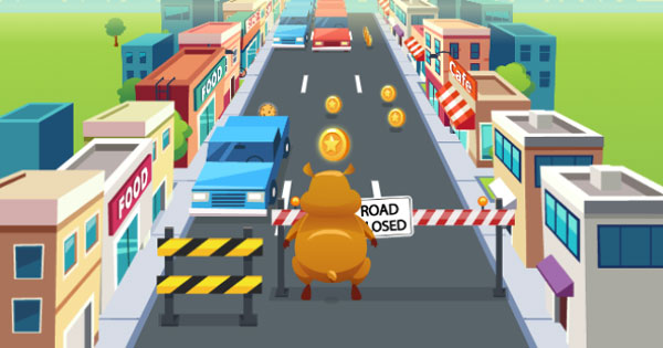 Hamster chơi Subway Surfers