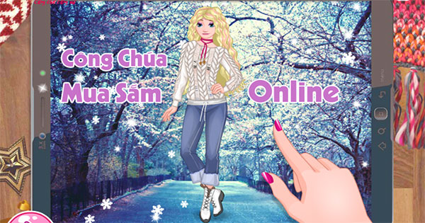 Công chúa mua sắm online