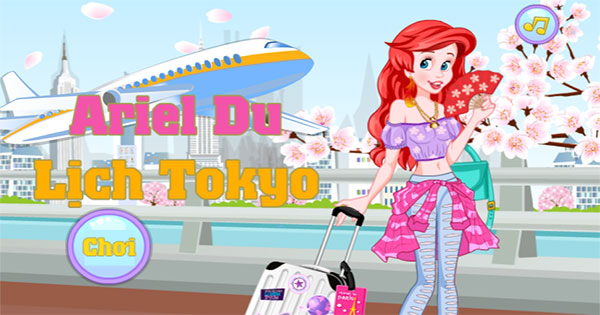 Ariel du lịch Tokyo