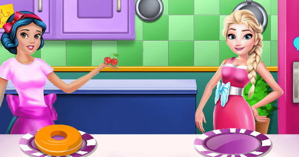 Công chúa trang trí bánh kem