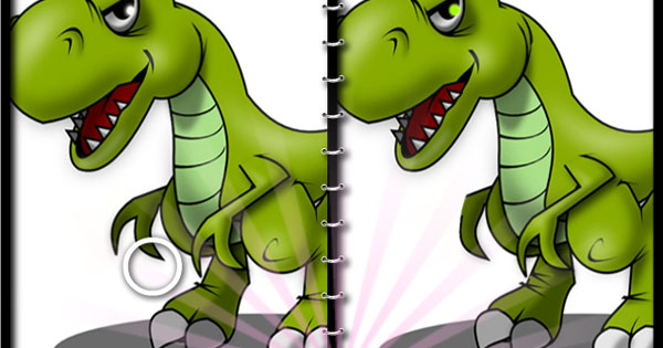 Tìm điểm khác nhau - Khủng long