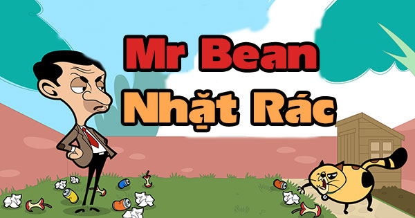 Mr Bean nhặt rác