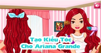 Tạo kiểu tóc cho Ariana Grande