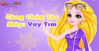Công chúa tóc mây: Váy tím