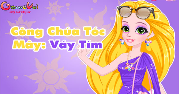 Công chúa tóc mây: Váy tím