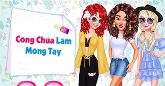 Công chúa làm móng tay