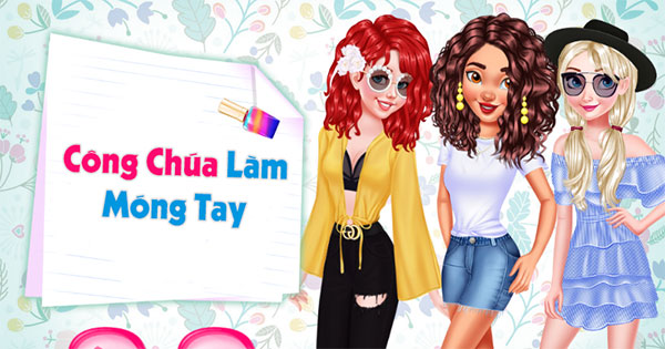 Công chúa làm móng tay