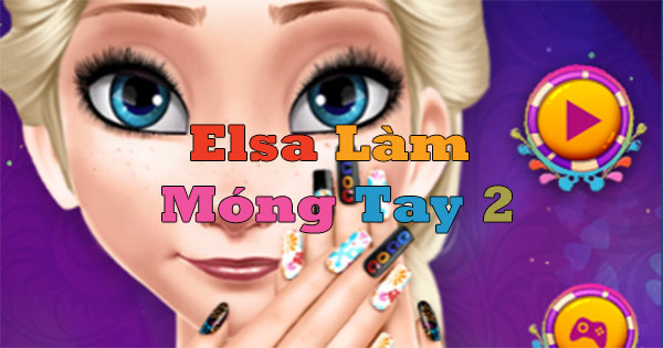 Elsa làm móng tay 2