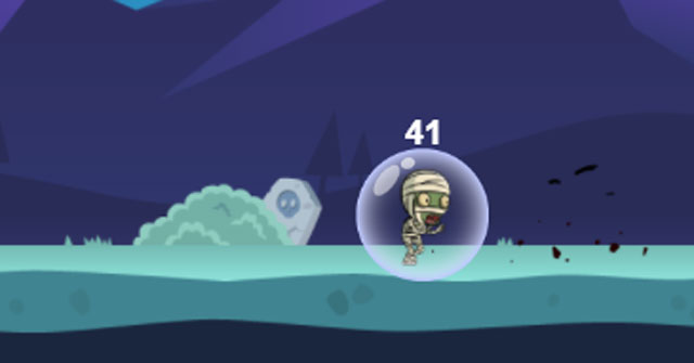 Zombie né bom lửa