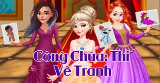 Công chúa: Thi vẽ tranh
