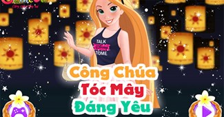 Công chúa tóc mây đáng yêu