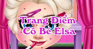 Trang điểm cô bé Elsa