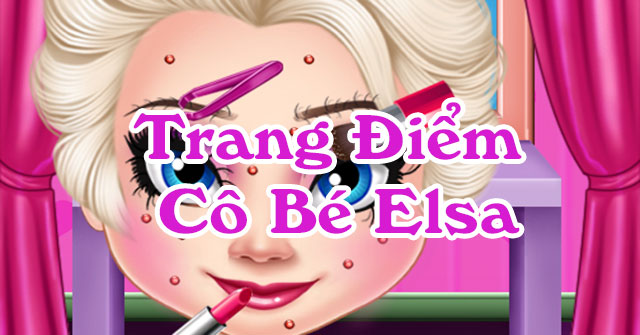 Trang điểm cô bé Elsa