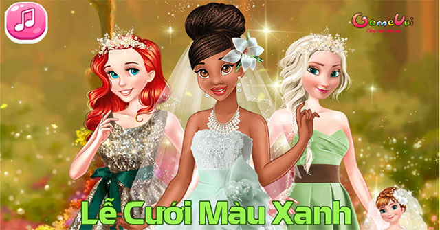 Lễ cưới màu xanh