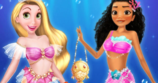 Công chúa hóa trang nàng tiên cá