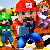 Minecraft Super Mario