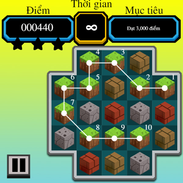 Game Thợ mỏ Minecraft tại GameVui