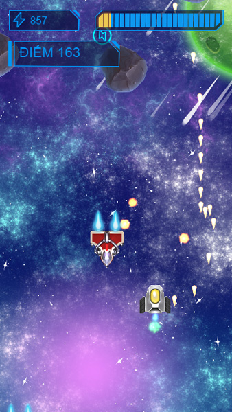 Cùng chơi game Bắn tàu vũ trụ tại GameVui