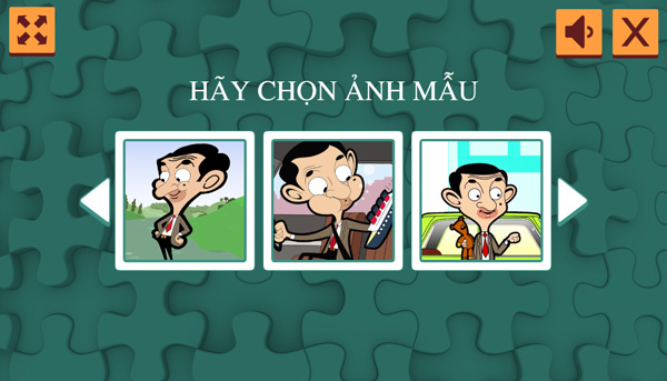 Chọn ảnh mẫu ngài Bean