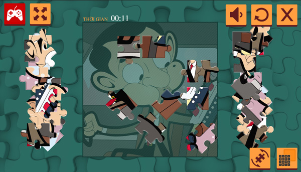 Xếp hình, ghép hình mr Bean