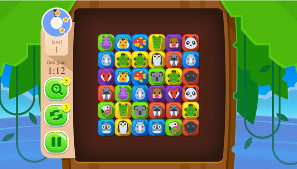 Chơi game Nối hình giống nhau trên GameVui
