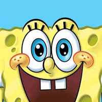 Spongebob nhặt đồ ăn