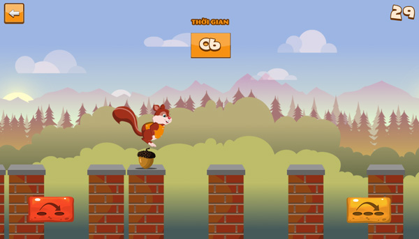 Chơi game Sóc con tinh nghịch trên GameVui