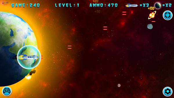 Chơi game Không gian đại chiến - GameVui