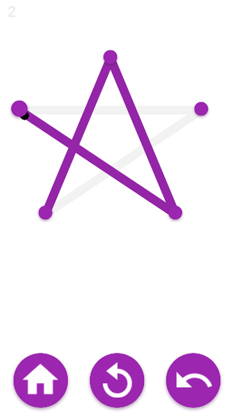 Chơi game trí tuệ Vẽ 1 nét tại GameVui