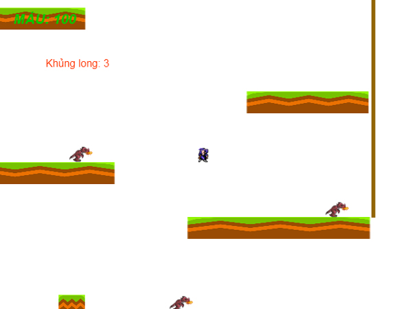 Chơi game Ninja diệt khủng long trên GameVui