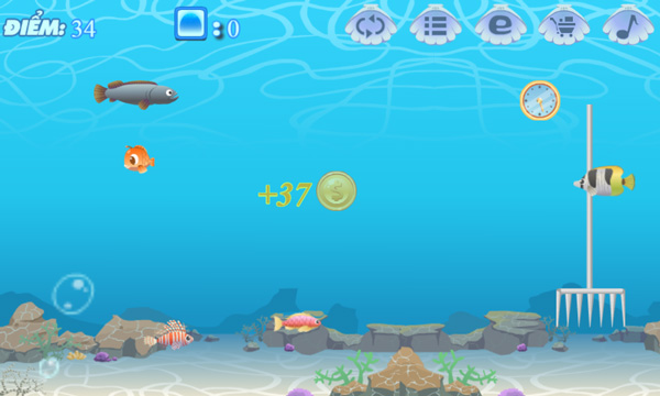 Chơi game Cá lớn nuốt cá bé trên GameVui