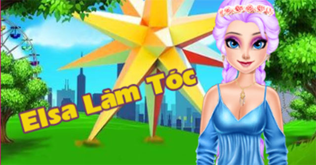 Elsa làm tóc