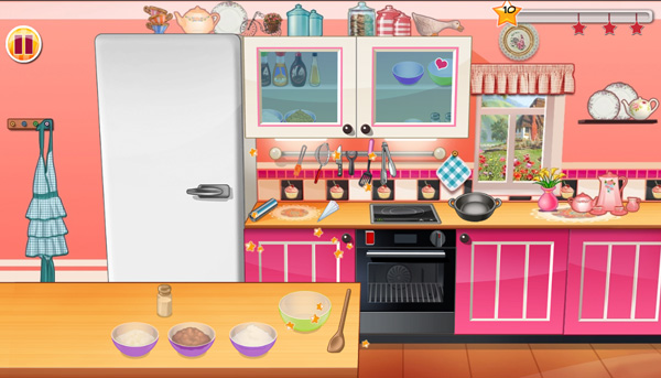 Cùng Sara làm bánh cupcake socola mâm xôi trên GameVui