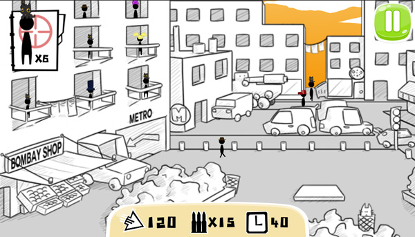 Chơi game Xạ thủ người que - GameVui