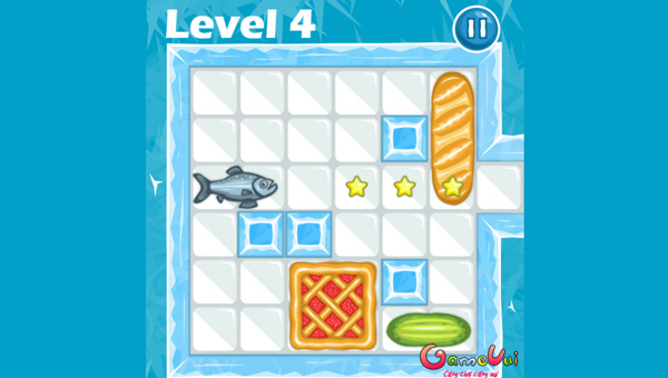 Chơi game Mèo con ăn cá trên GameVui