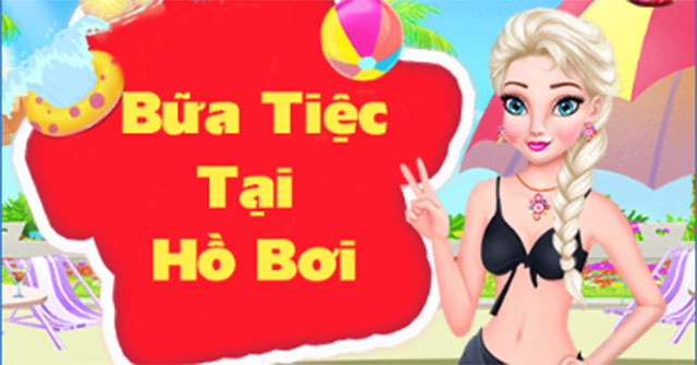 Bữa tiệc tại hồ bơi