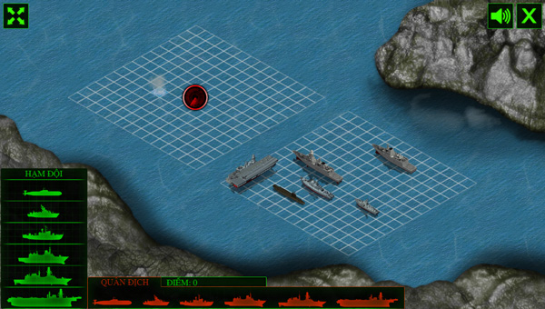 Chơi game Trận chiến trên biển