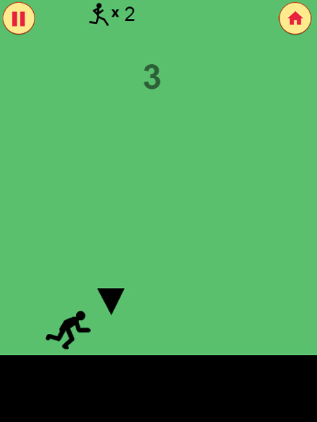 Chơi game Người que chạy 3 môn phối hợp trên GameVui